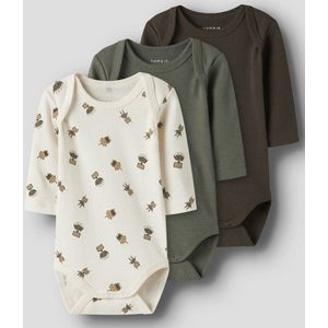 Body - Gestreept - Ribgebreid - Lange Mouwen - 3-Pack