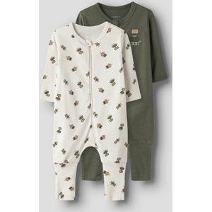 Interlock - Pyjama - Meerkleurig - Katoen Biologisch - 2-Pack