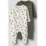 Interlock - Pyjama - Meerkleurig - Katoen Biologisch - 2-Pack