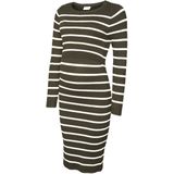 Mamalicious - Newsiv June - Gebreide Jurk - Lange Mouwen - Knielengte