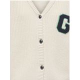 KOGJANNY - LIFE V-Neck Cardigan - Crème - Vest