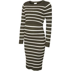 Mamalicious - Newsiv June - Gebreide Jurk - Lange Mouwen - Knielengte