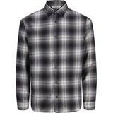 JJ Rebel - JREBJETT - Overhemd - Antraciet Lichtgrijs Donkergrijs - Comfort Fit