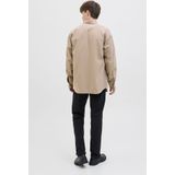JJ Rebel - Overhemd - Beige - Comfort Fit - Lange Mouw