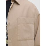 JJ Rebel - Overhemd - Beige - Comfort Fit - Lange Mouw