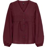 Onlnova - Life Elite L/S Ebba Top - Bordeaux - Tanktop