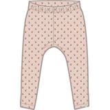 LIL' ATELIER - MINI - Legging - Offwhite - Met Rode Details