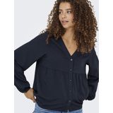 ONLY - ONLNova - Blouse - Nachtblauw - Klassieke Blouse met Pofmouwen
