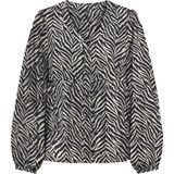 Onlnova Life Elite L/S Ebba Top, zwart, XL