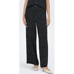 Onlnova Life Vis Mika Wide Pant, zwart, XL