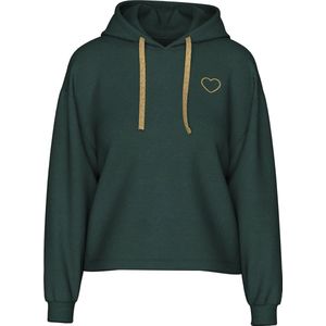 Pieces - Pcchilli Ls Heart Hoodie Noos Bc - Trainingspak - Grijs