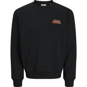 JJ REBEL - JREBJIM - Sweater - Zwart - Heren - Loose Fit