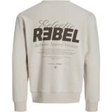JJ REBEL - JREBJIM - Sweater - Licht Grijs - Heren - Loose Fit