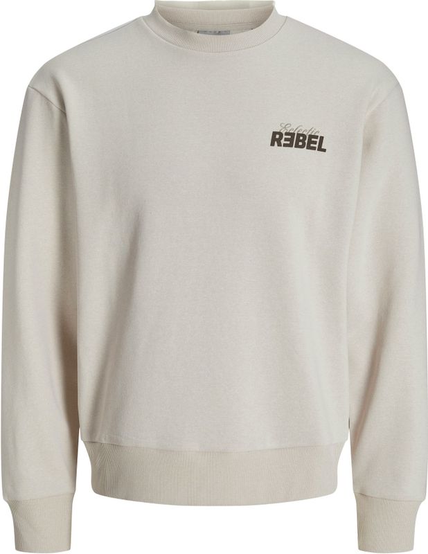 JJ REBEL - JREBJIM - Sweater - Licht Grijs - Heren - Loose Fit