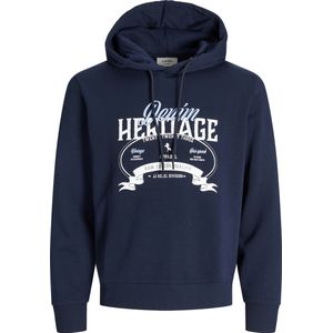 JJ Rebel - JREBLASSE - Sweatshirt - Nachtblauw - Lichtblauw - Wit