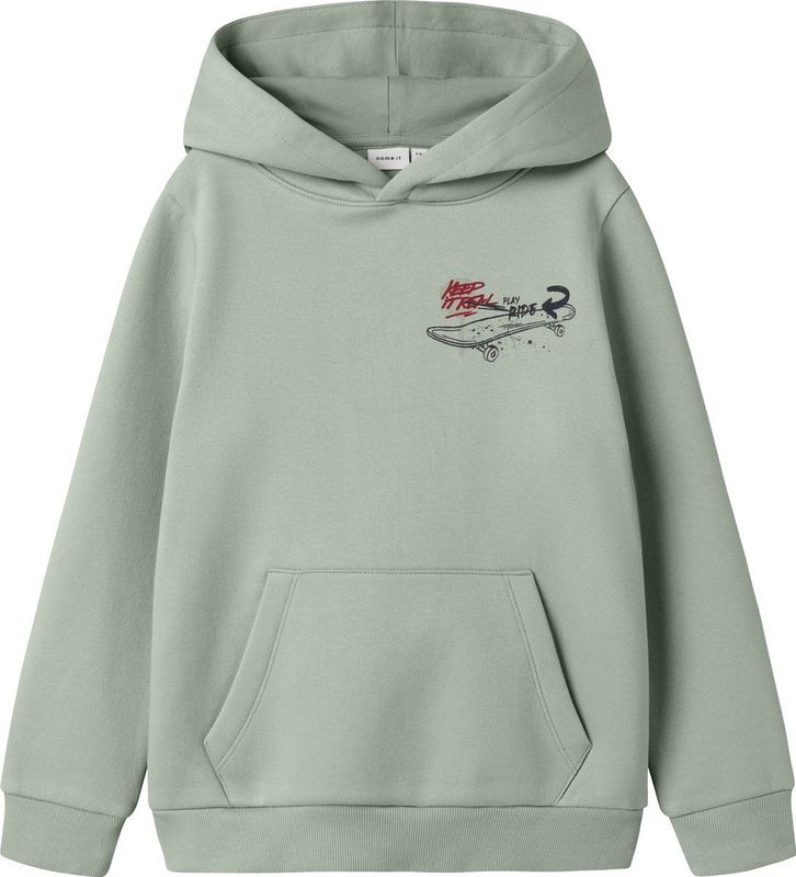 Hoodie - Motiefprint - Sweatstof - Zacht en Huidvriendelijk