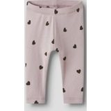 Ribgebreid Legging - All-Over Print - Elastische Taille - Regular Fit