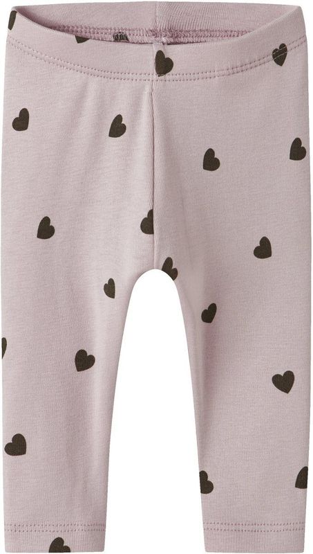 Ribgebreid Legging - All-Over Print - Elastische Taille - Regular Fit