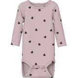 Name It - Romper - Roze/Zwart - Katoen