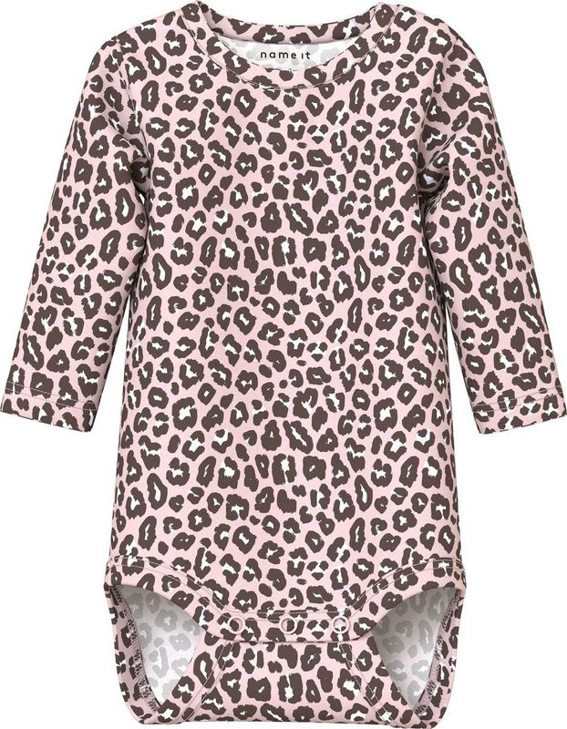 Lange Mouwen Romper - Ribgebreid - Body - All-over Print