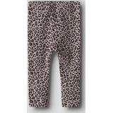 Print Legging - Ribgebreid - All-over Print - Elastische Taille - Regular Fit