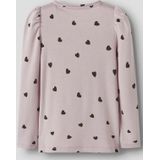 Imprimé - Top - All-over Print - Ronde Hals - Lange Mouwen - Jersey