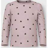 Imprimé - Top - All-over Print - Ronde Hals - Lange Mouwen - Jersey