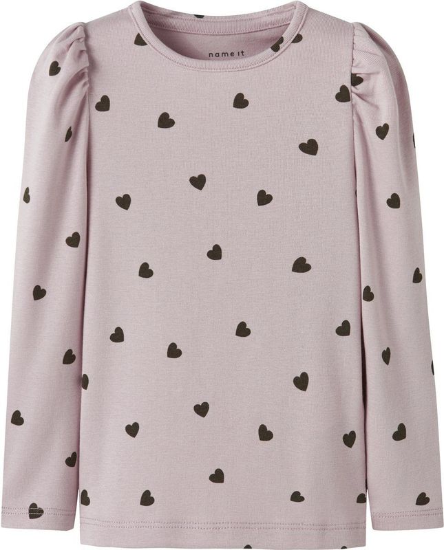 Imprimé - Top - All-over Print - Ronde Hals - Lange Mouwen - Jersey