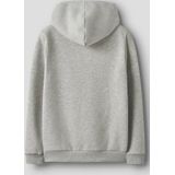 Hoodie - Grijs - Polyester - Soepelvallende Fit