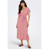 ONLY - Onlzilla Adele Life Ss Jurk - Rood - 1 Stuk