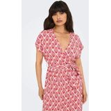 ONLY - Onlzilla Adele Life Ss Jurk - Rood - 1 Stuk