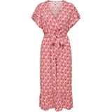 ONLY - Onlzilla Adele Life Ss Jurk - Rood - 1 Stuk