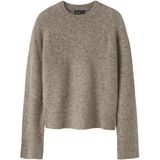 Gebreide Trui - Ronde Hals - Lange Mouwen - Kort - 68% Acryl