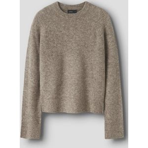 Trui - Ronde Hals - Gebreid - Blauw - 68% Acryl