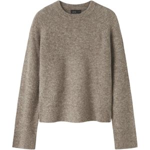 Gebreide Trui - Ronde Hals - Lange Mouwen - Kort - 68% Acryl