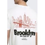 Only & Sons - Onskeane Rlx Ss Print Tee - T-shirt - Bright White - Brooklyn