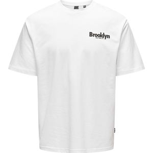 ONS - Keane - T-shirt - Motiefprint - Jersey - Halve Mouw - Losse Pasvorm