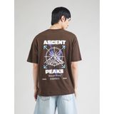 T-shirt - Text Print - Jersey - Ronde Hals - Halve Mouw