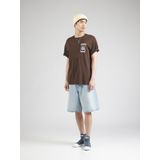 T-shirt - Text Print - Jersey - Ronde Hals - Halve Mouw