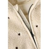 Geborduurd Teddy Jack - Jas - V-hals - Lange Mouwen - Ritssluiting