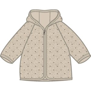 Geborduurd Teddy Jack - Jas - V-hals - Lange Mouwen - Ritssluiting