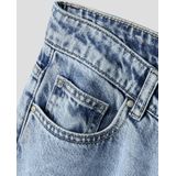 Jeans - Wijde Pijpen - Twill - Normale Taille - 50% Katoen, 50% Biologisch Katoen