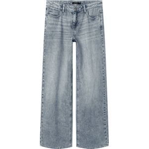 Jeans met Wijde Pijpen - Blauw - Twill - Normale Pasvorm