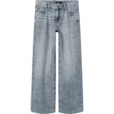 Jeans - Wijde Pijpen - Twill - Normale Taille - 50% Katoen, 50% Biologisch Katoen