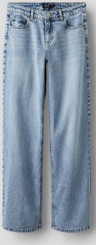 Jeans - Wijde Pijpen - Twill - Normale Taille - 50% Katoen, 50% Biologisch Katoen