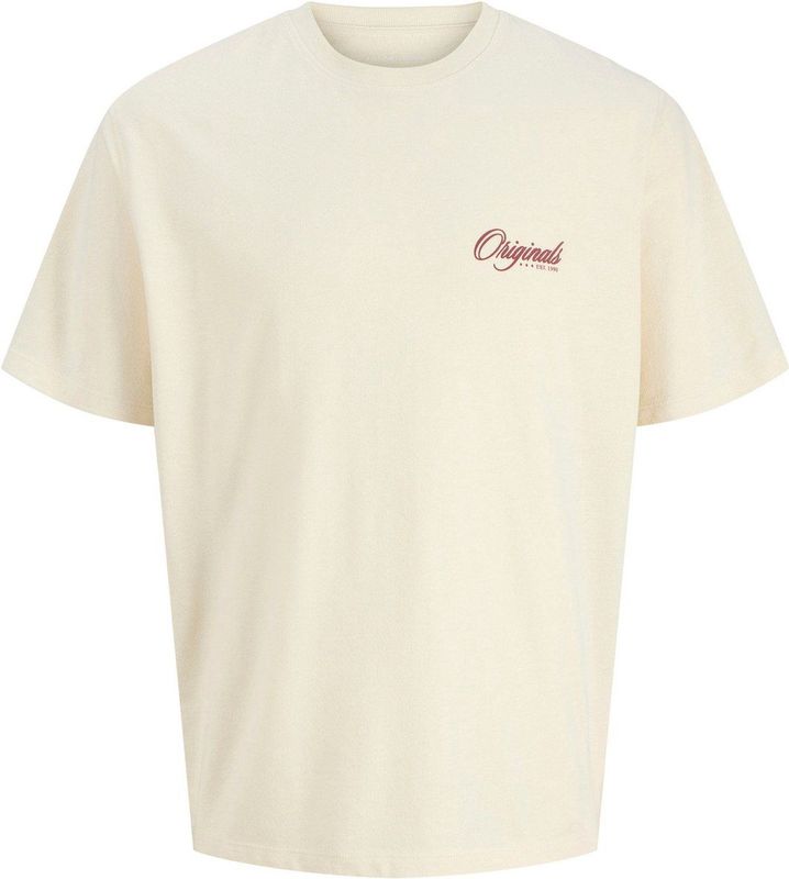 JACK & JONES JUNIOR - T-shirt - Ecru - Katoen