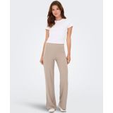 Onpseren - Loose Fit Broek - High Waist - Wijde Pijpen - Ribstof - Vrije Tijd