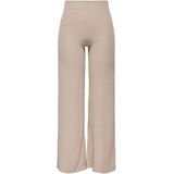 Onpseren - Loose Fit Broek - High Waist - Wijde Pijpen - Ribstof - Vrije Tijd