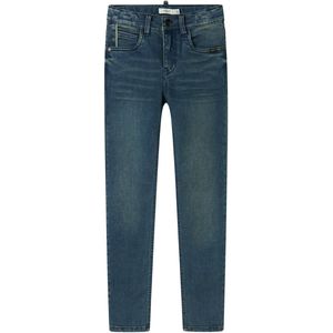 X-Slim Fit Jeans - Blauw - Power Stretch - Verstelbare Taille