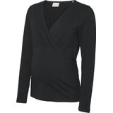 Voedingsshirts - 2-in-1 Tops - V-hals - Lange Mouwen - Biologisch Katoen - 2-pack